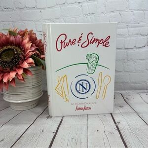 1991 Vintage PURE & SIMPLE cook book neiman marcus first edition hard cover